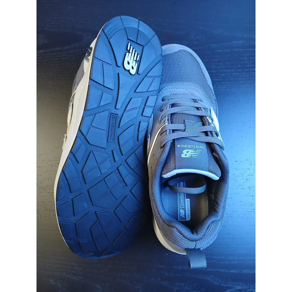 New Balance WUELEHM2 Womens Grey Composite Toe Slip Resistant Work Shoes 10 NEW